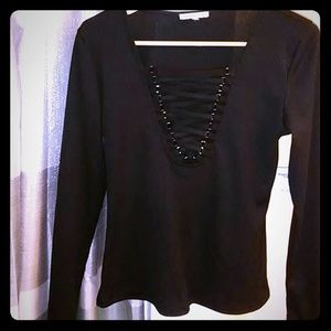 NWT Ribbed Long Sleeve Tee